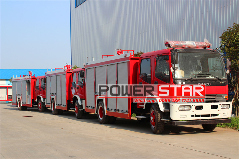 ISUZU FTR dry powder fire truck