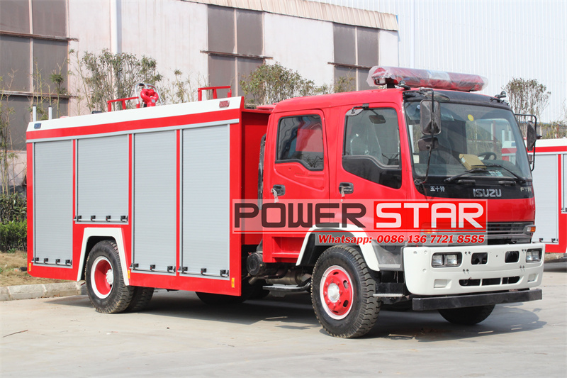 ISUZU FTR dry powder fire truck