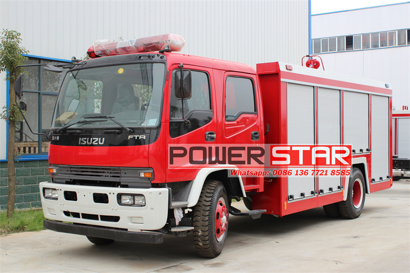 ISUZU FTR dry powder fire truck