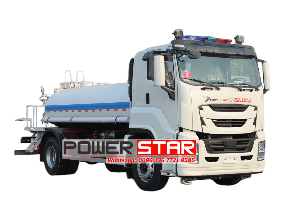 Isuzu GIGA 4HK1 10cbm water tanker truck