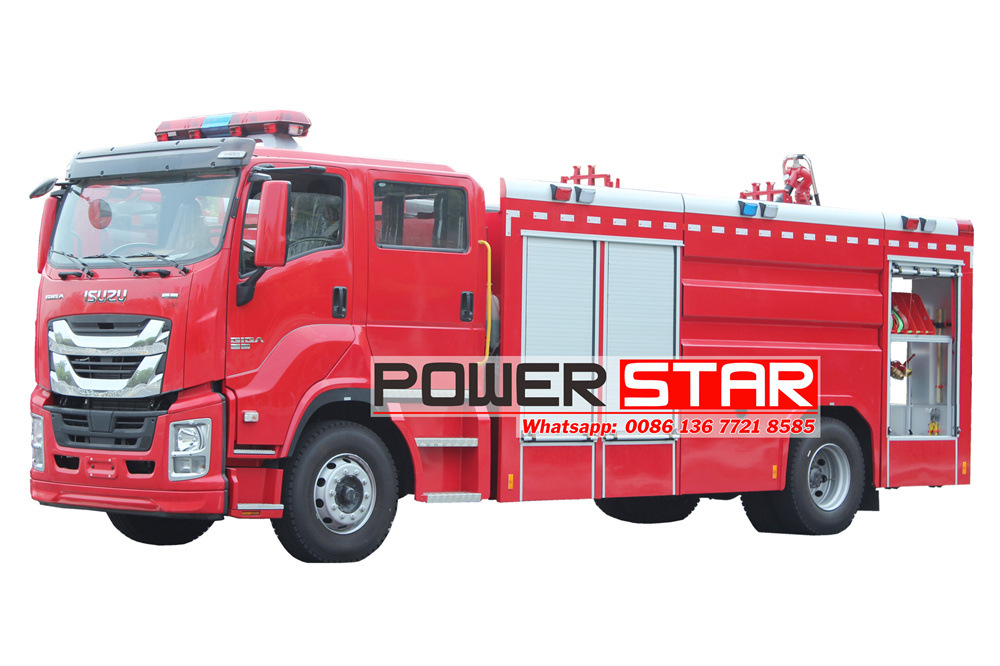 Isuzu GIGA 8CBM water fire truck