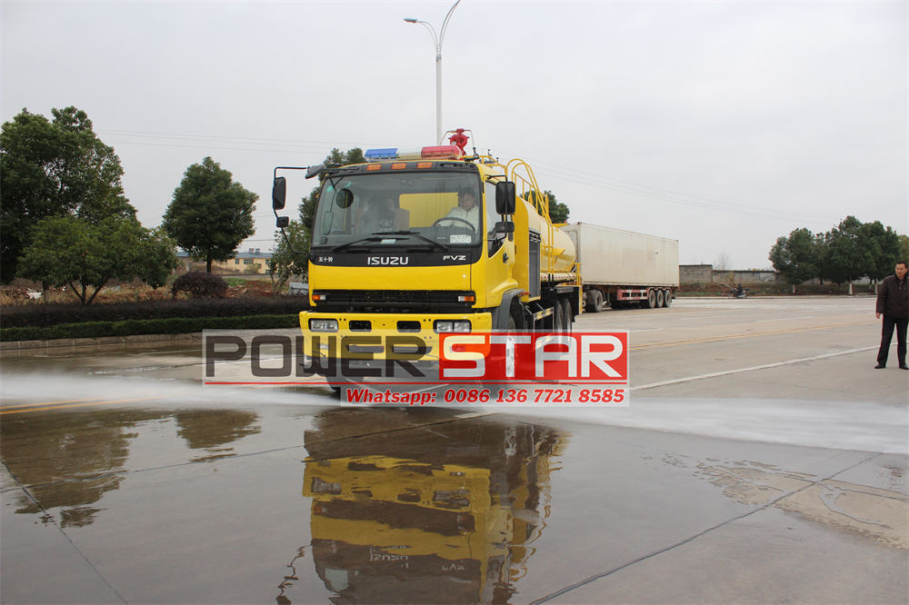 isuzu FVZ water fire truck