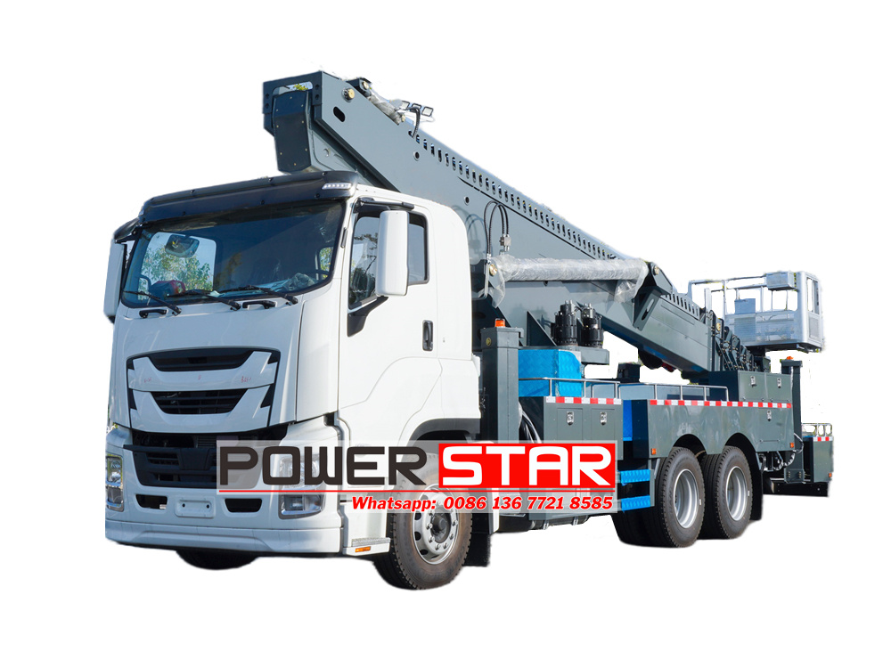 Isuzu 56 m telescopic bucket truck