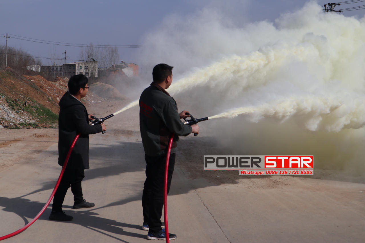 Isuzu Giga dry powder fire vehicle compressed air foam system introduction