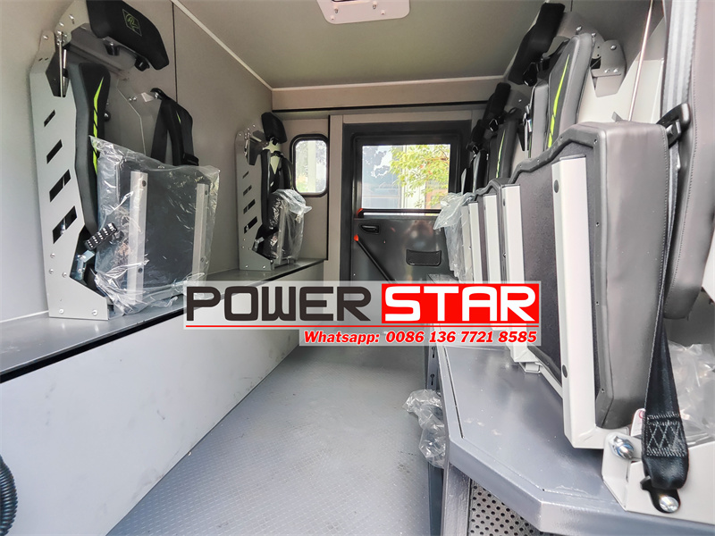 MAN fire fighting truck cabin