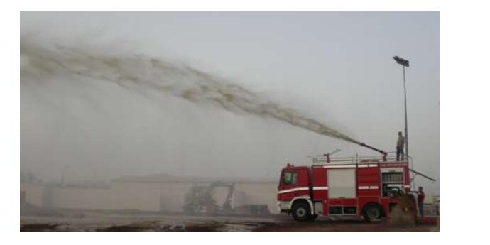  Isuzu Giga fire fighting vehicle fire working pictures