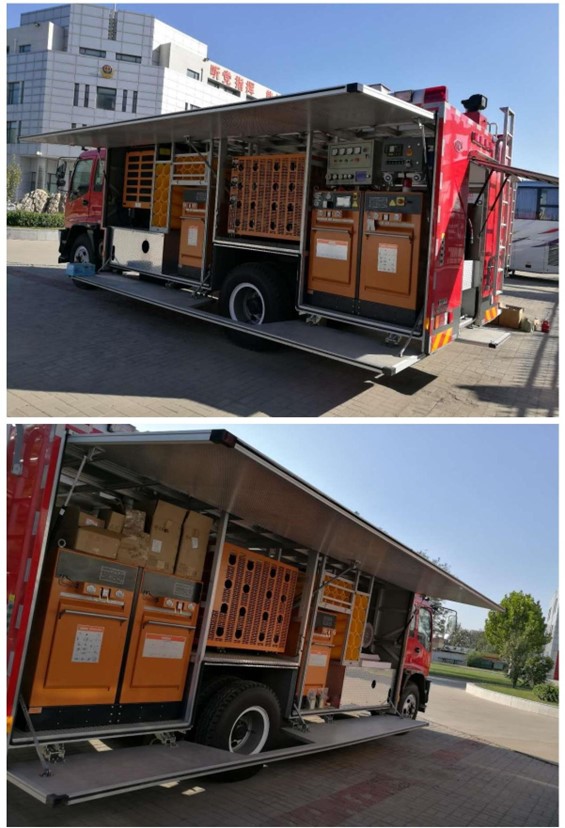 Isuzu air supply fire truck factory pictures
