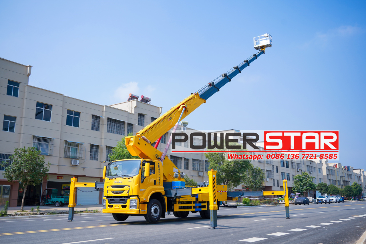 45M Isuzu Giga truck mounted aerial working platform user operation manual