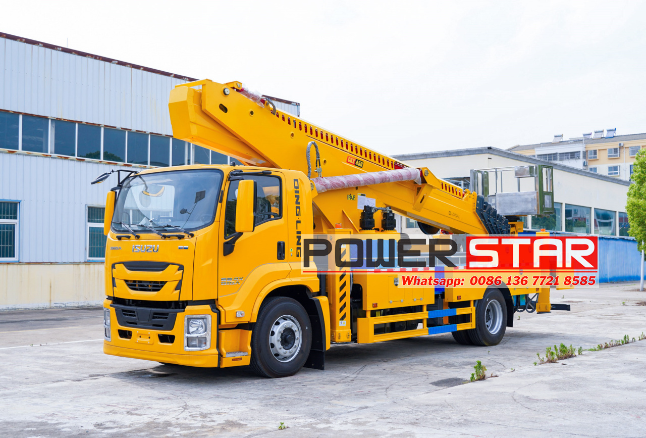 45M Isuzu Giga truck mounted aerial working platform user operation manual