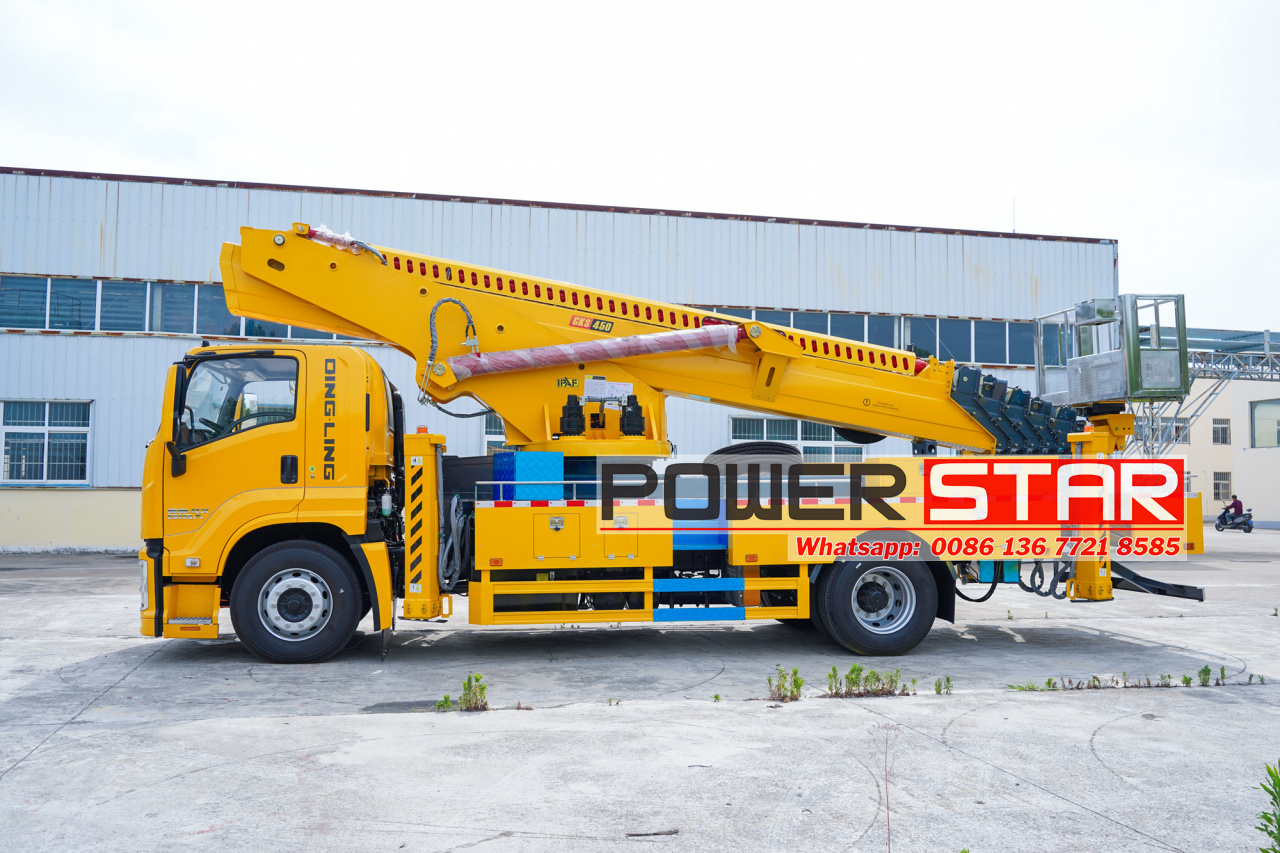 45M Isuzu Giga truck mounted aerial working platform user operation manual