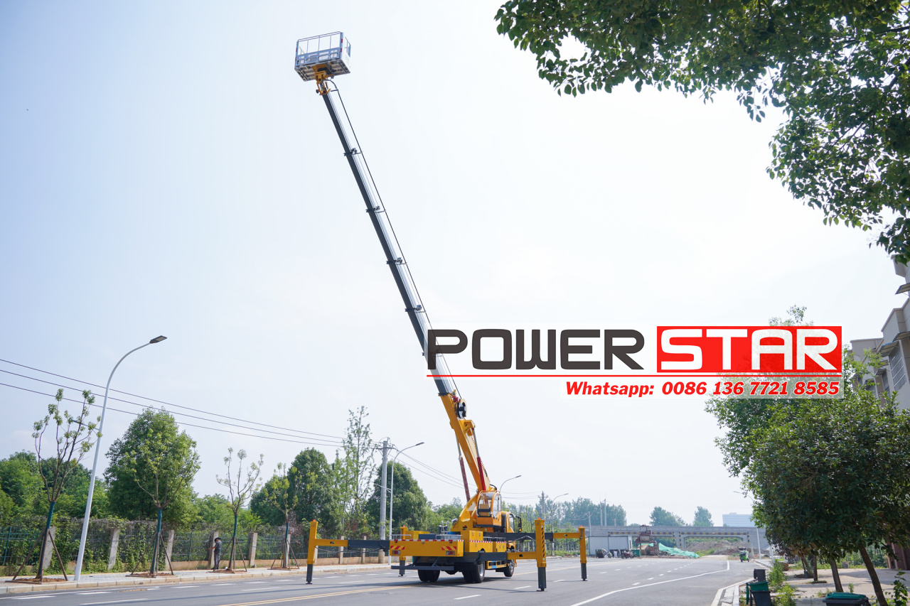 45M Isuzu Giga truck mounted aerial working platform user operation manual