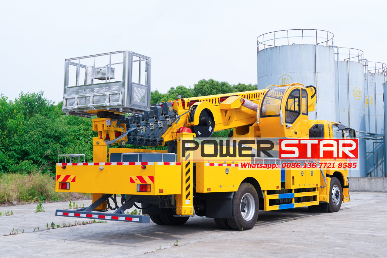 45M Isuzu Giga truck mounted aerial working platform user operation manual