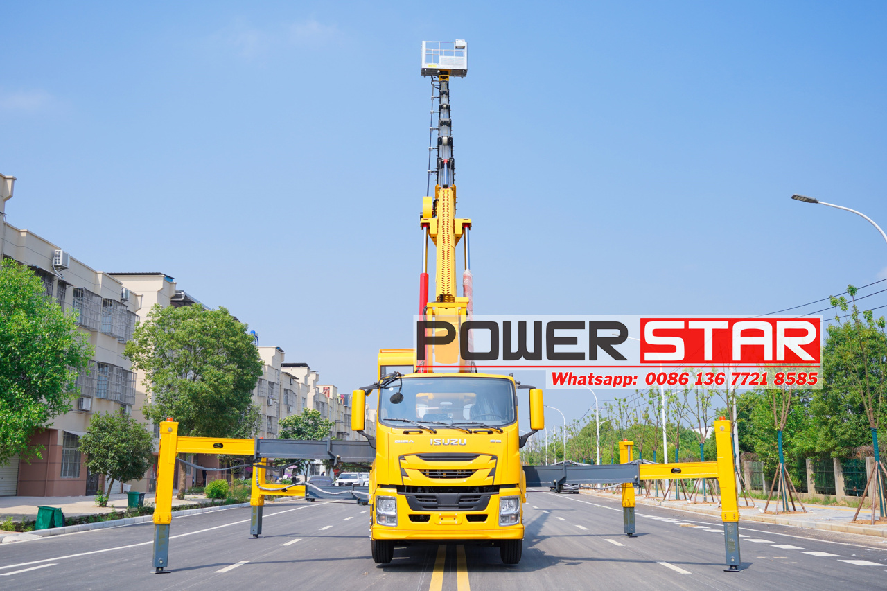 45M Isuzu Giga truck mounted aerial working platform user operation manual