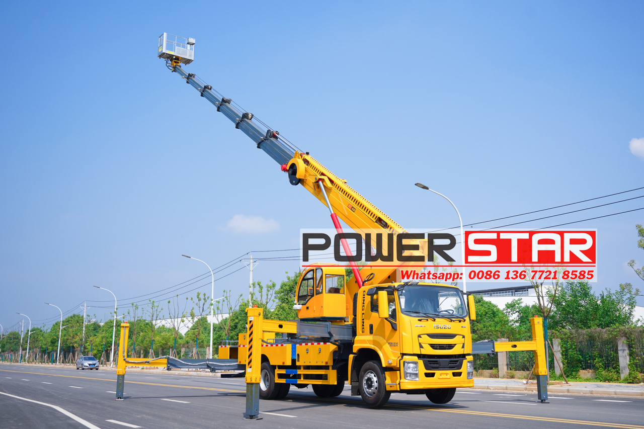 45M Isuzu Giga truck mounted aerial working platform user operation manual