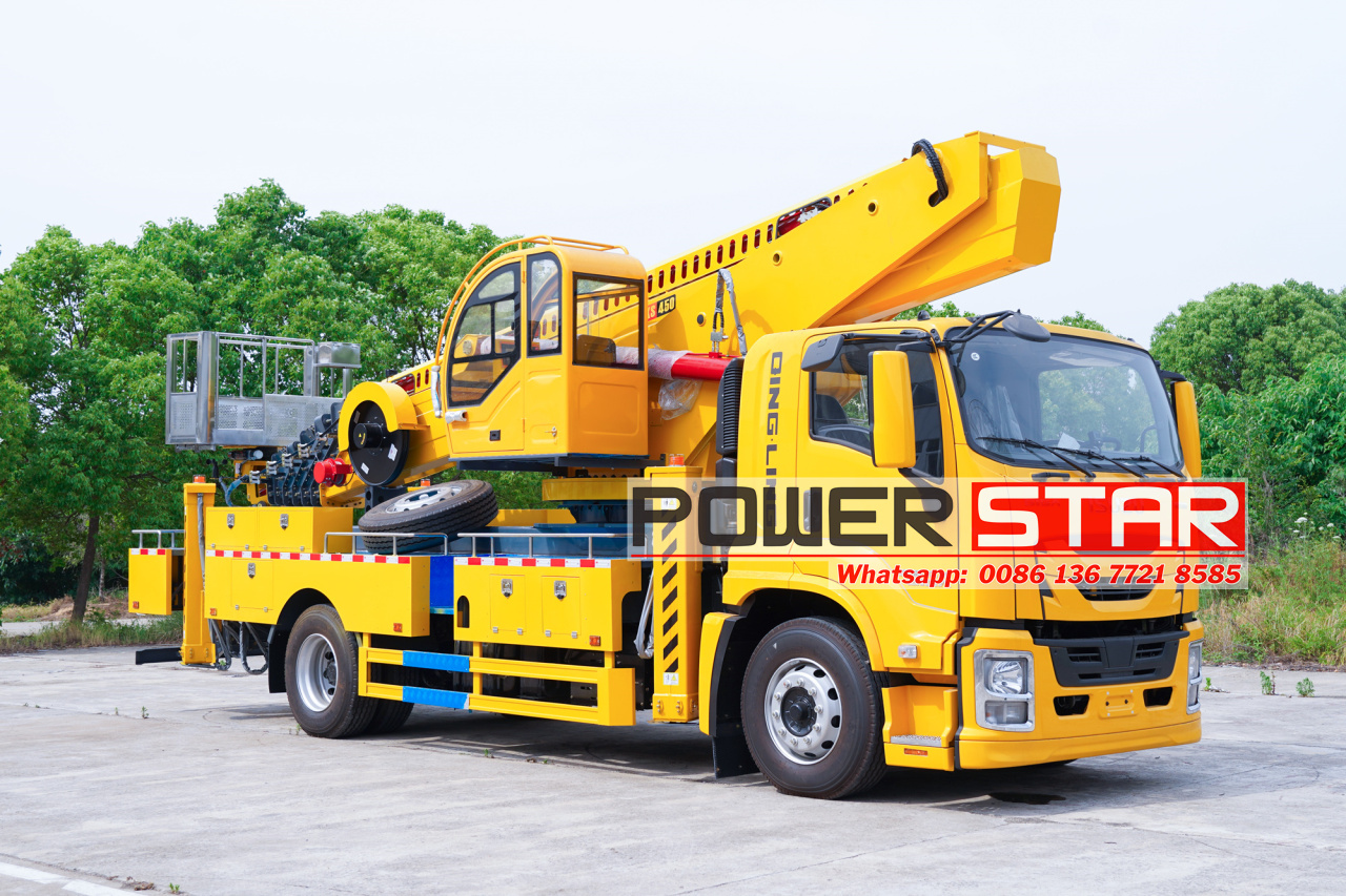 45M Isuzu Giga truck mounted aerial working platform user operation manual