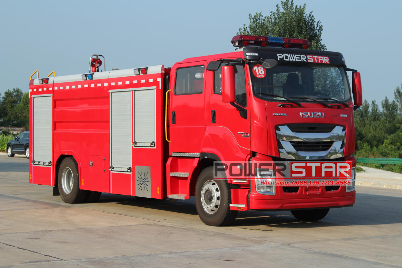 Isuzu GIGA Foam Fire Truck Marketing Plan