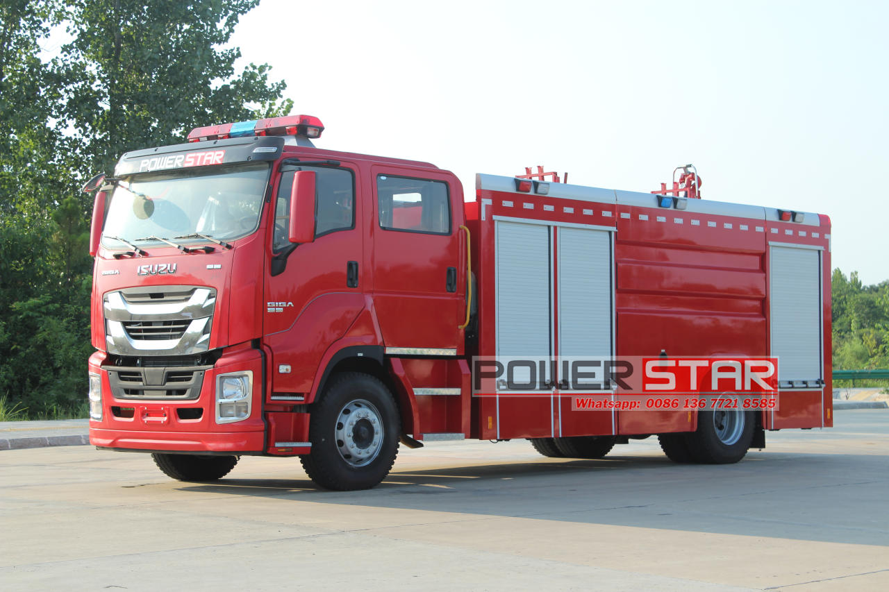 Isuzu GIGA Foam Fire Truck Marketing Plan