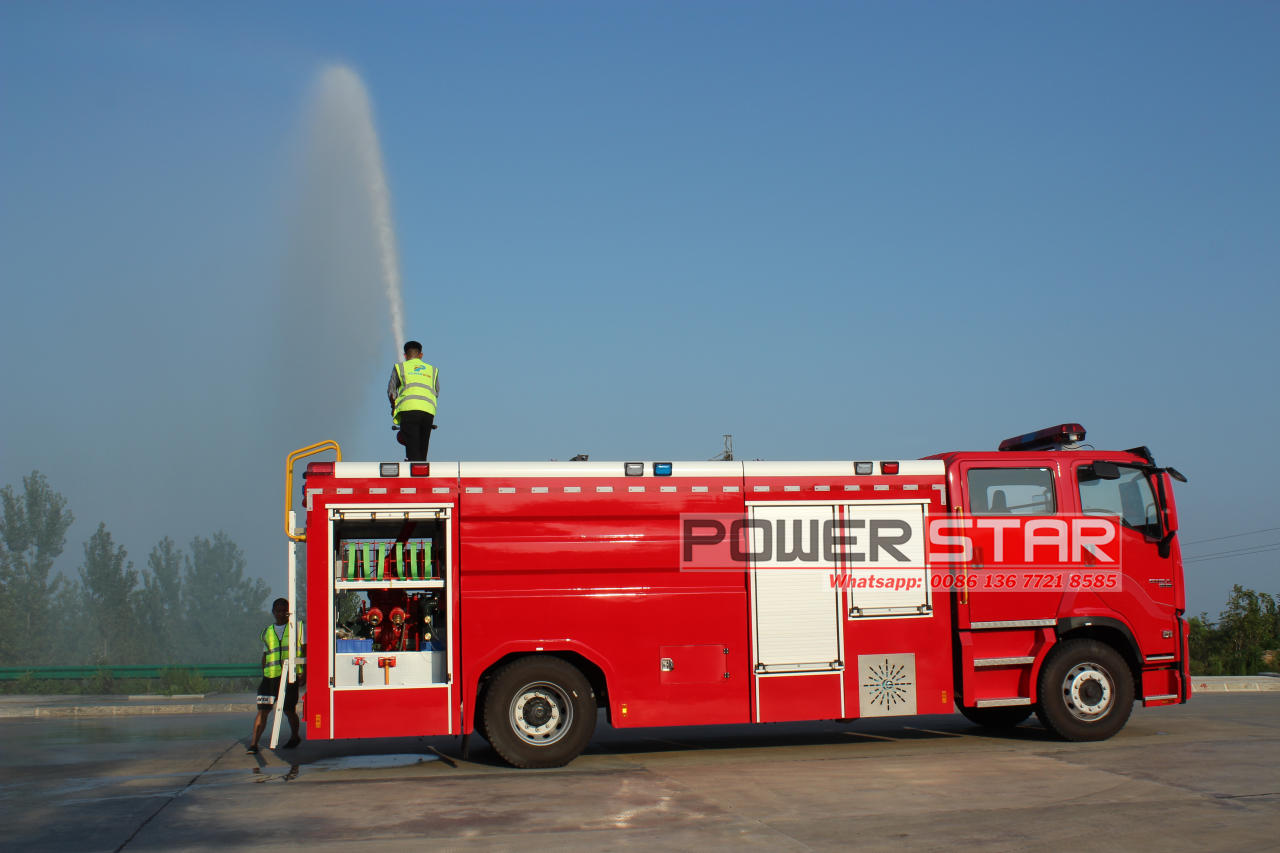 Isuzu giga foam fire truck manufacturer factory