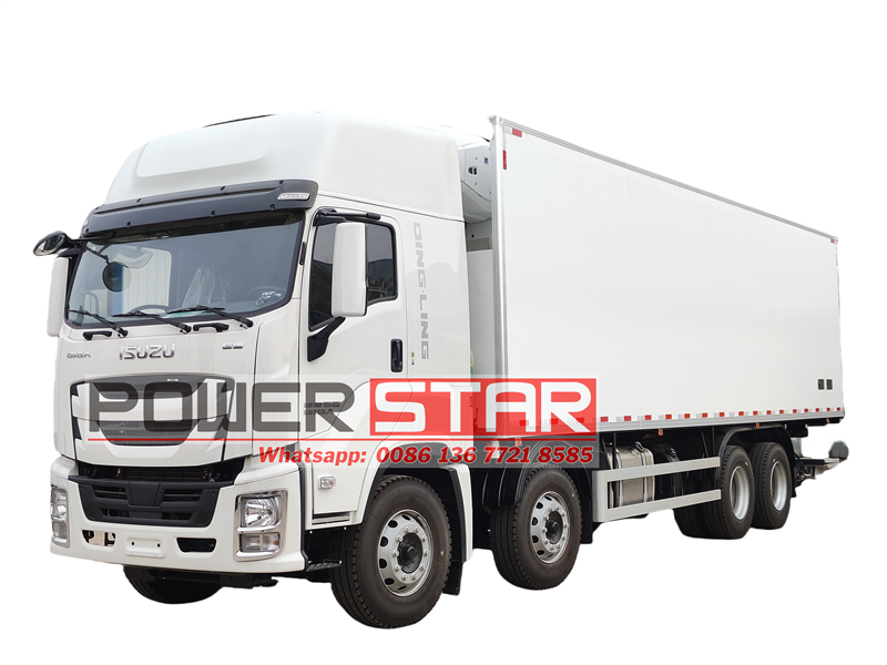 Isuzu FVZ refrigerated box truck