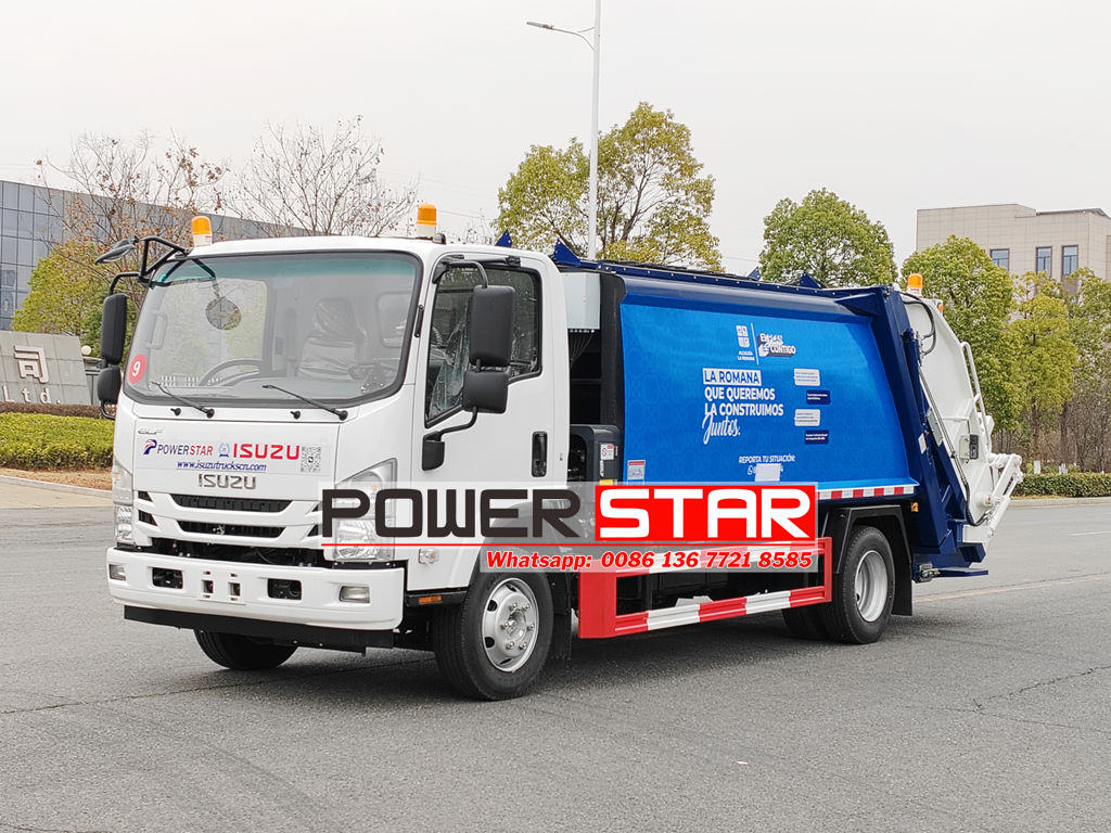 Good price ISUZU 8CBM refuse compactor