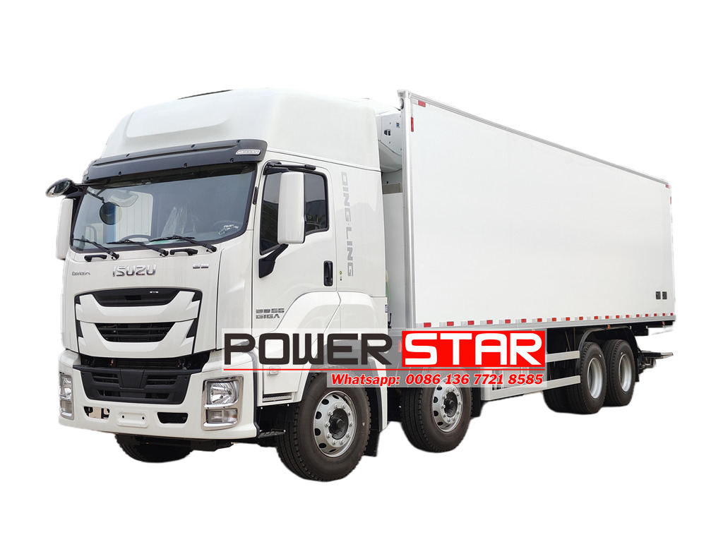 ISUZU GIGA 8&times;4 chiller van for sale