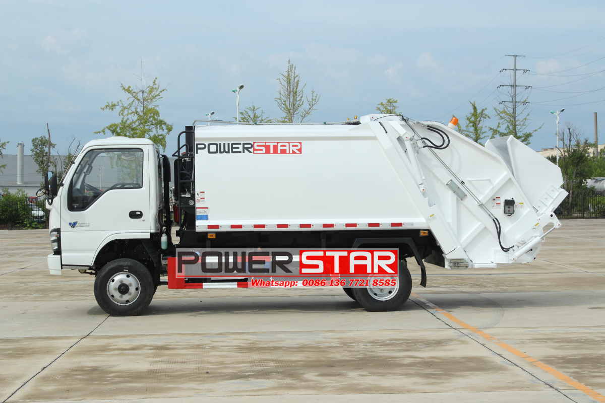 Philippines 4X4 Isuzu Trash Compactor truck