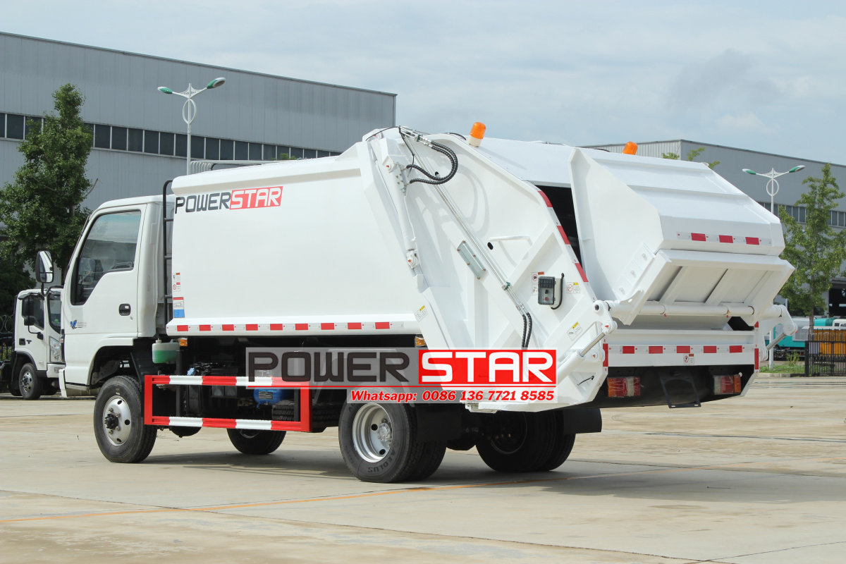 Philippines 4X4 Isuzu Trash Compactor truck