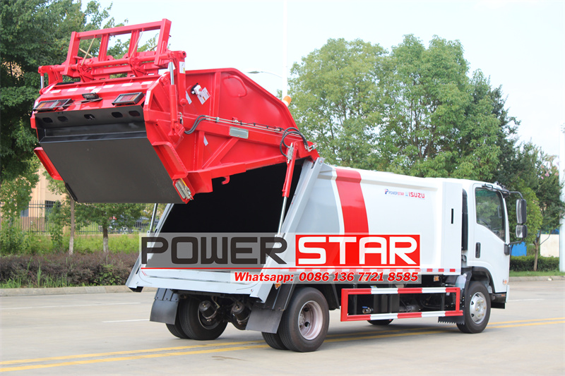 ISUZU new NPR garbage compactor truck
