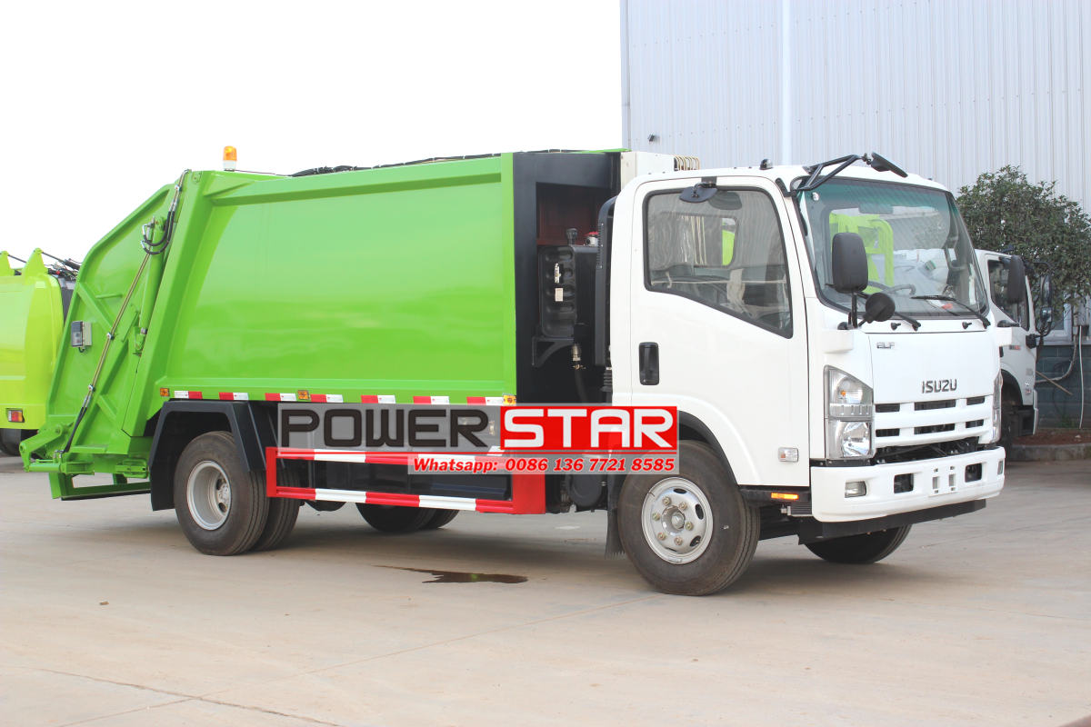 The most popular painting works for Isuzu refuse compactor?