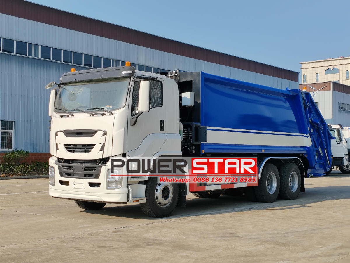 Isuzu refuse compactor coating design