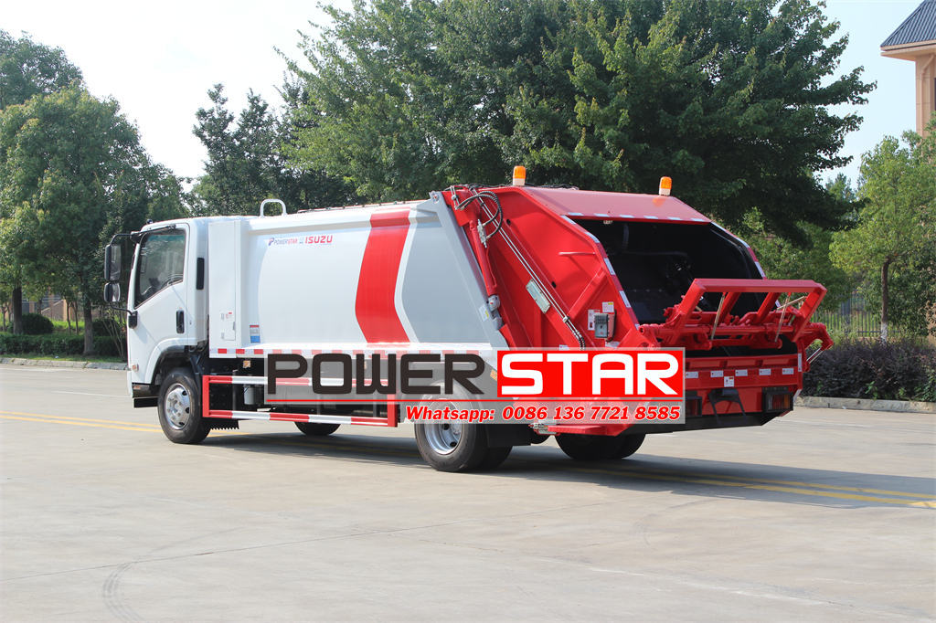 New ISUZU 8CBM rubbish compactor truck