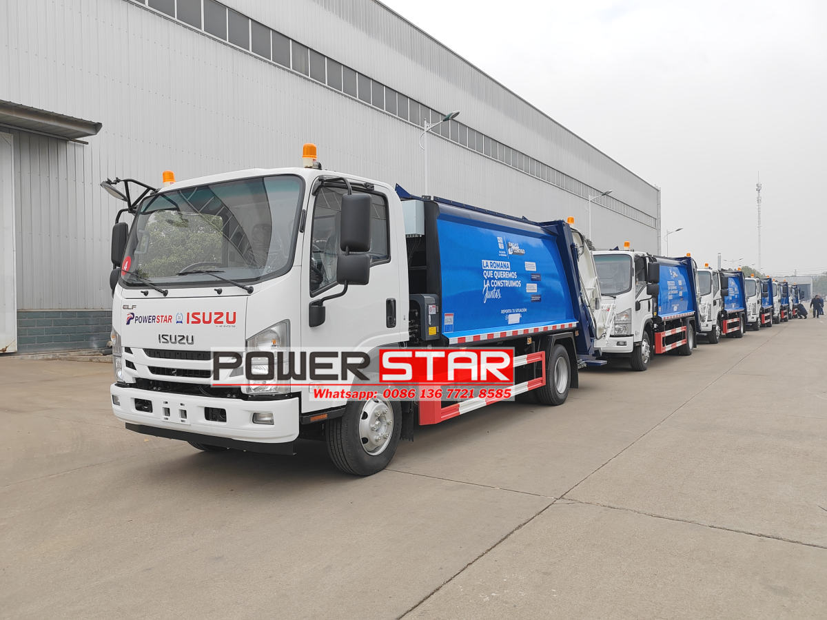 The most popular painting works for Isuzu refuse compactor?