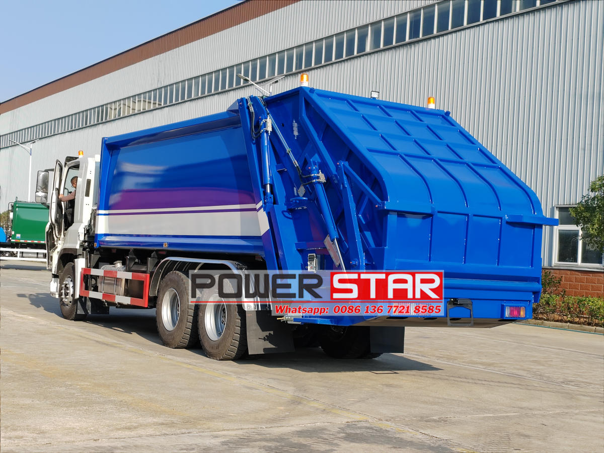 Isuzu refuse compactor coating design
