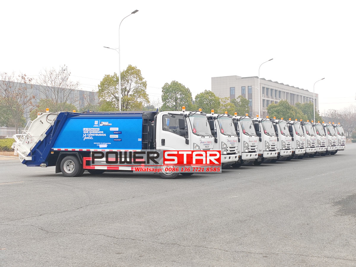 The most popular painting works for Isuzu refuse compactor?