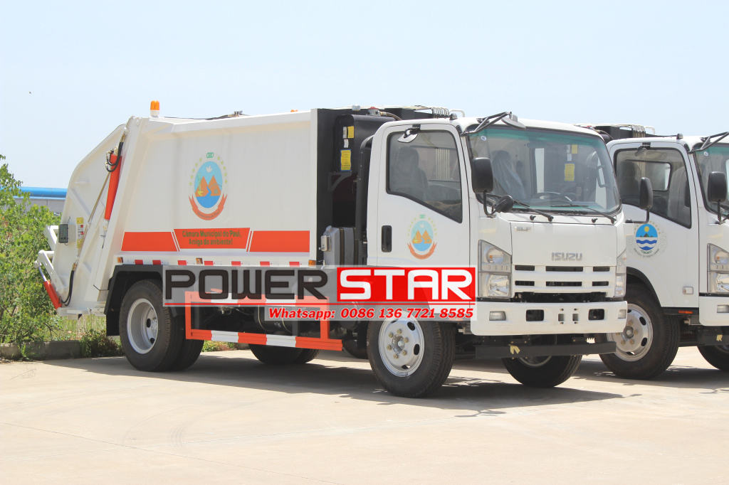 The most popular painting works for Isuzu refuse compactor?