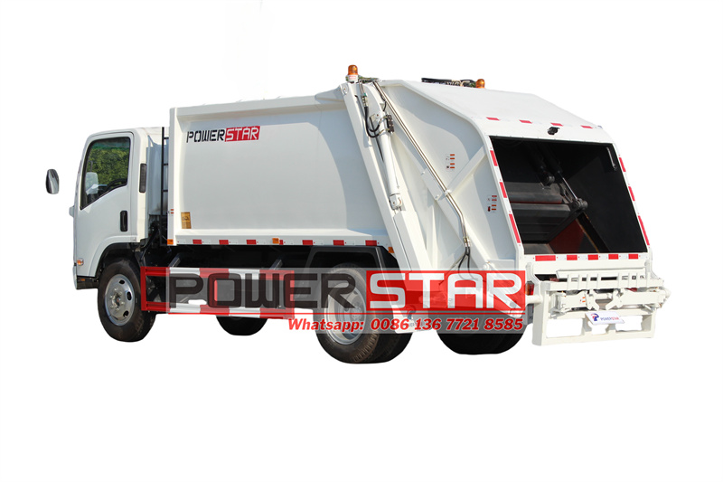 isuzu 10 cbm truck mounted garbage compactor