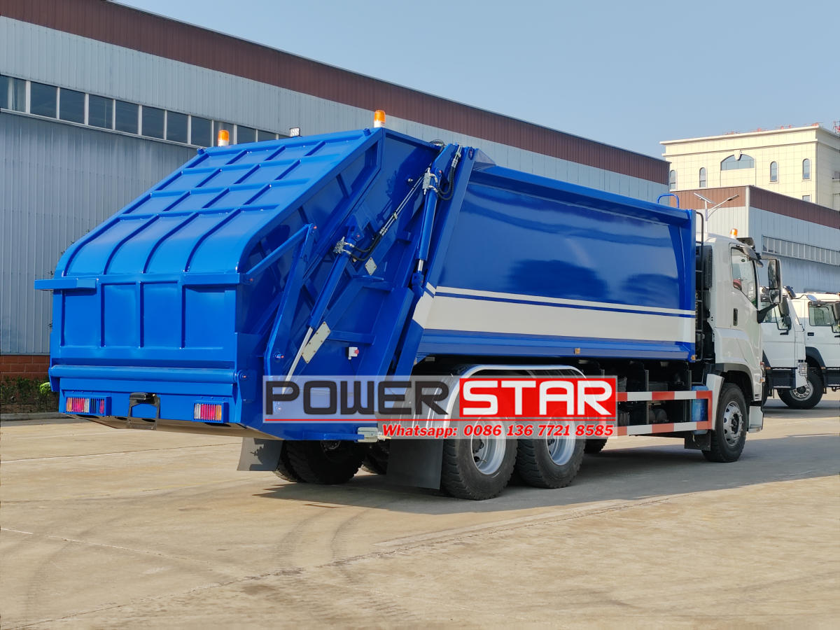 New 2025 6x4 Compress Garbage Truck Isuzu Giga