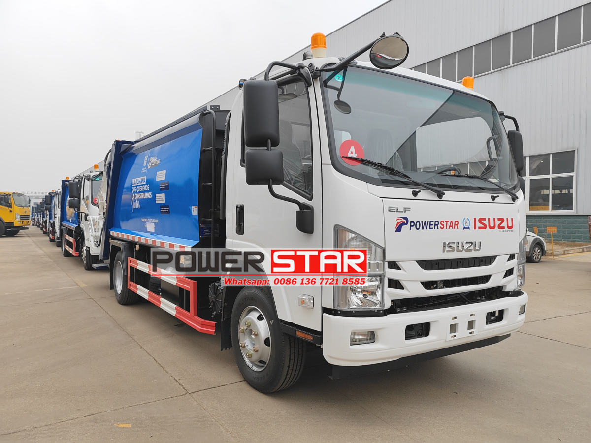 The most popular painting works for Isuzu refuse compactor?