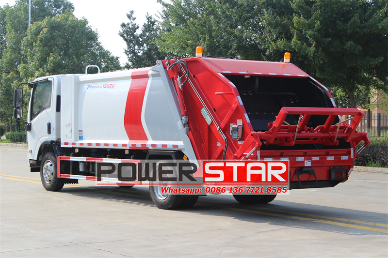 2025 years solid waste compactor truck Isuzu NPR