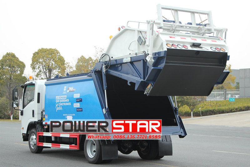 Isuzu waste compaction truck