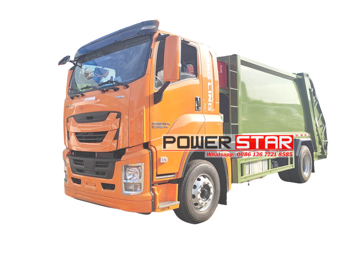 6HK1-TCG61 GIGA FVR heavy rear loader 16 CBM ISUZU