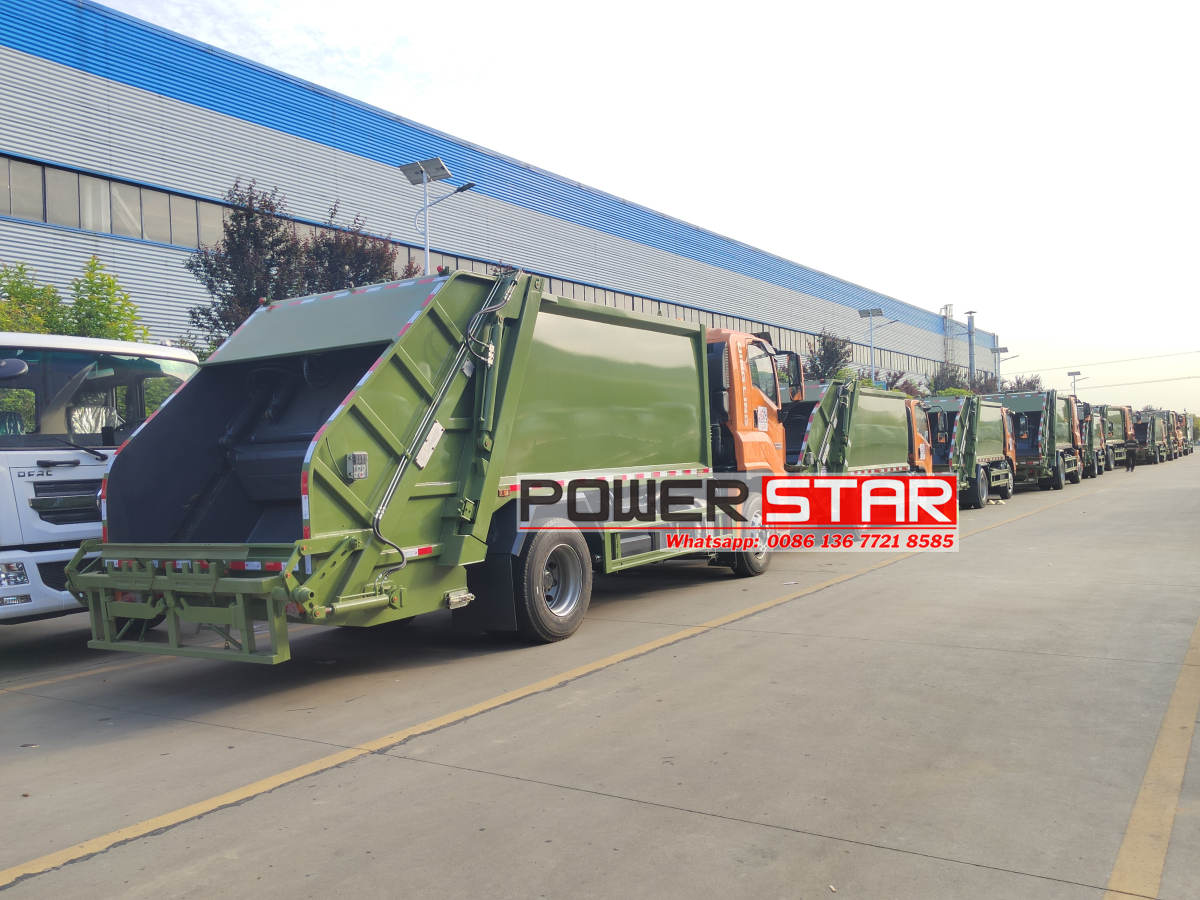 16CBM waste compactor vehicle Isuzu Giga