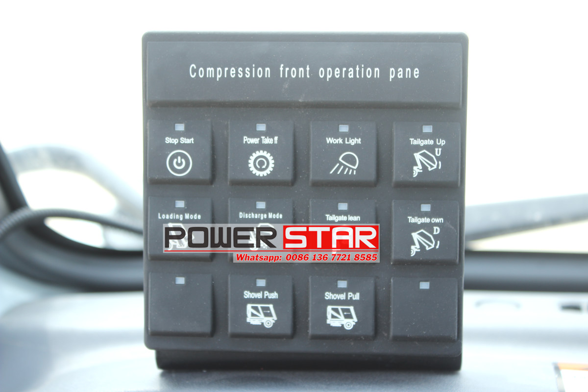 Isuzu Refuse compactor truck control method
