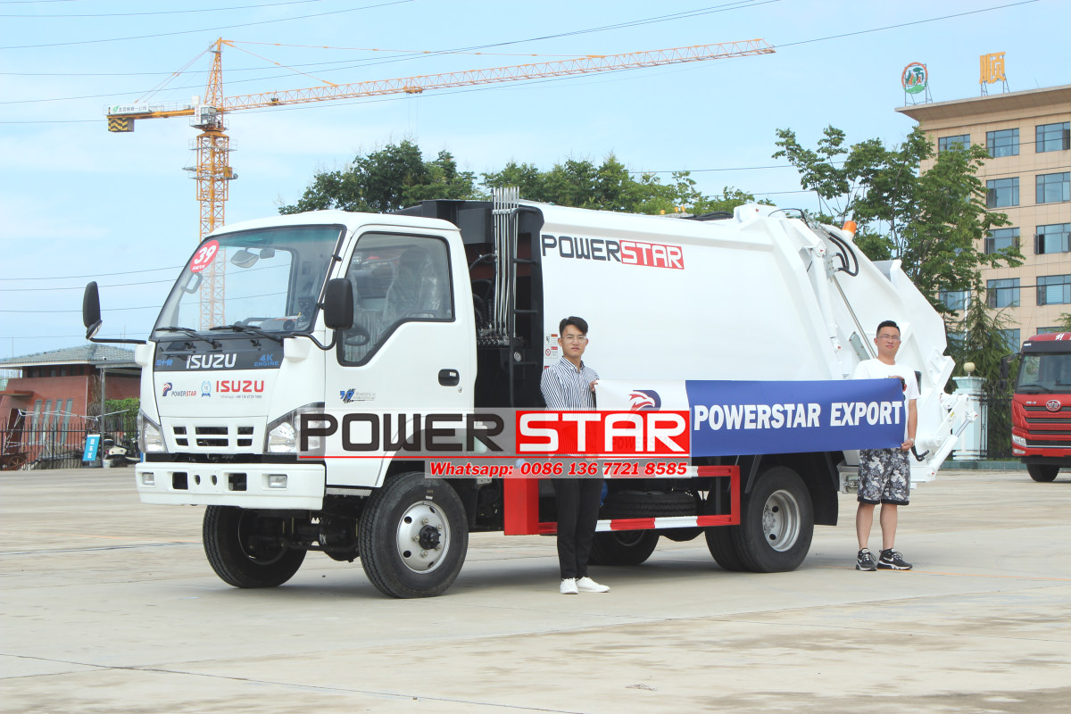2025 New waste compaction truck Isuzu Operation modes