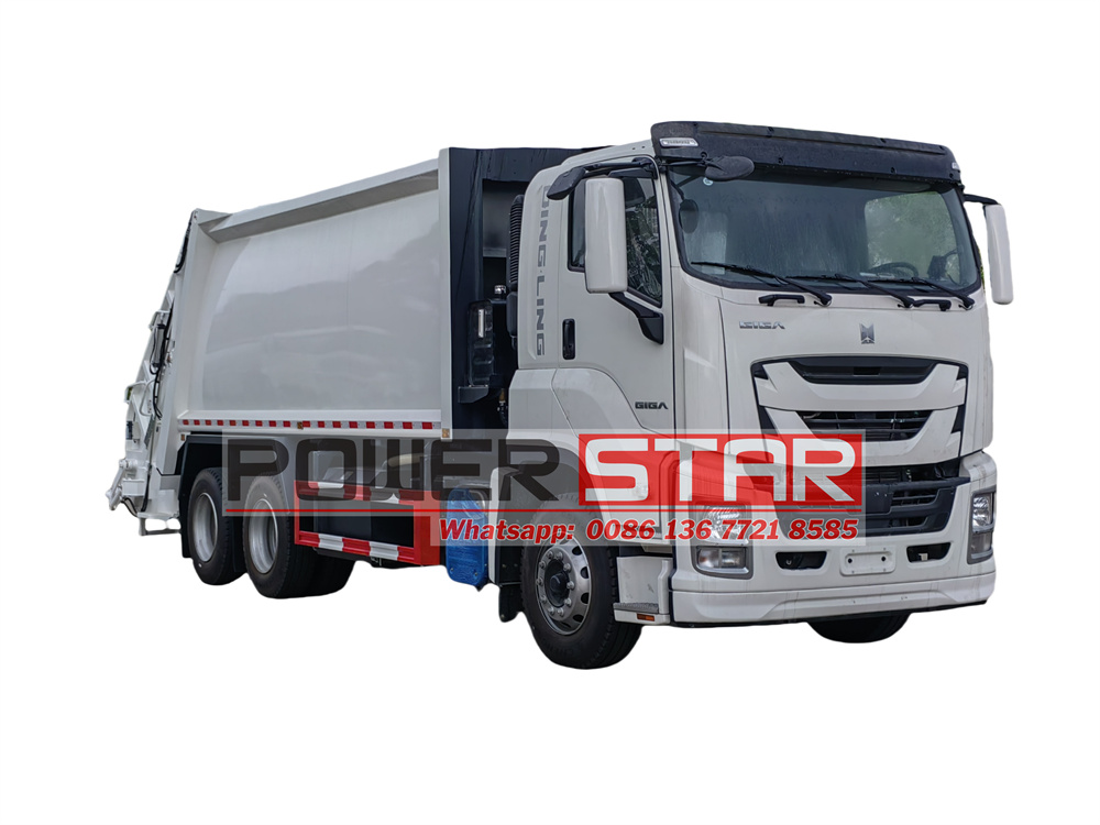 isuzu 20 cbm rear end loader truck