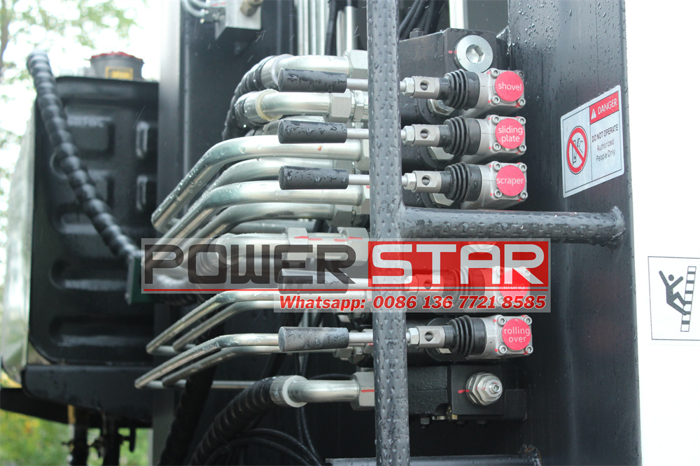 isuzu 20 cbm rear end loader truck