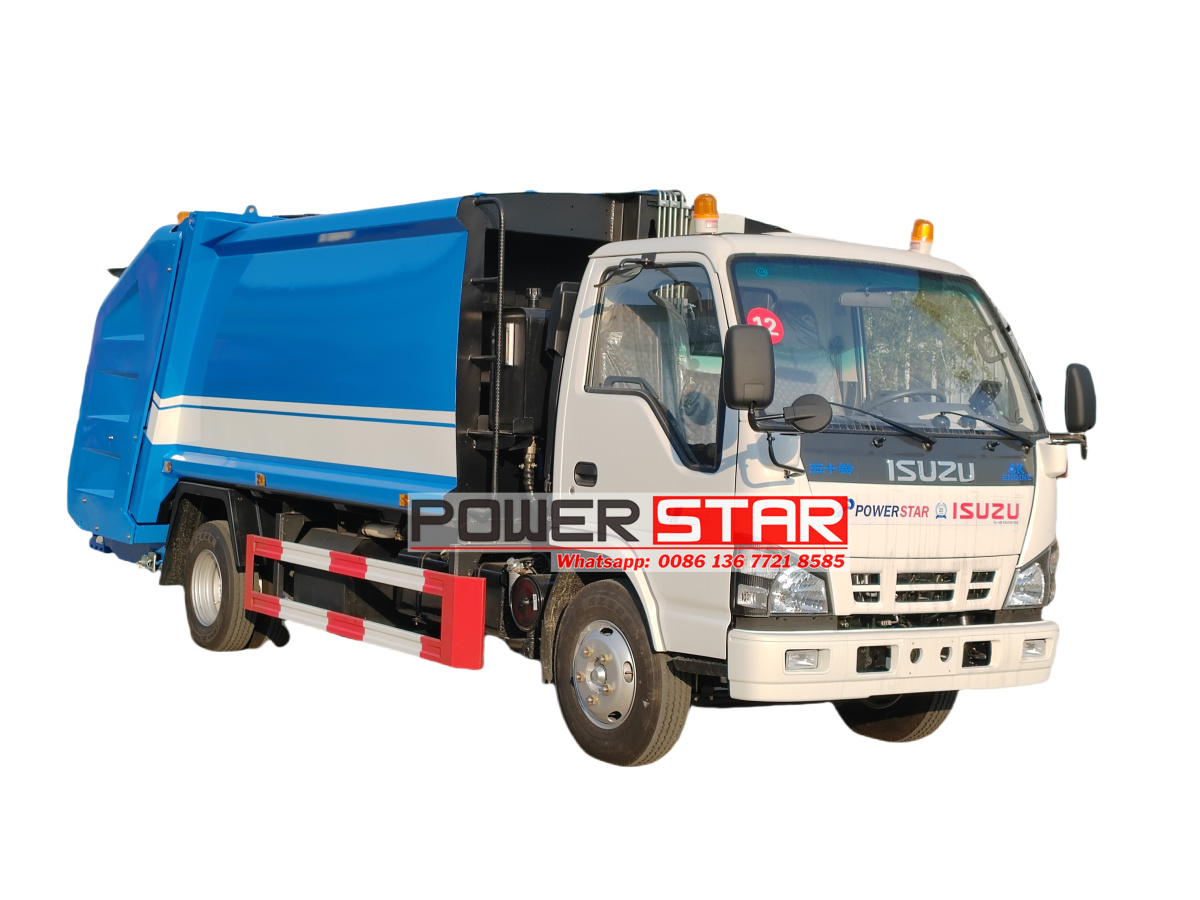 Isuzu NKR Chassis compactor truck 8cbm