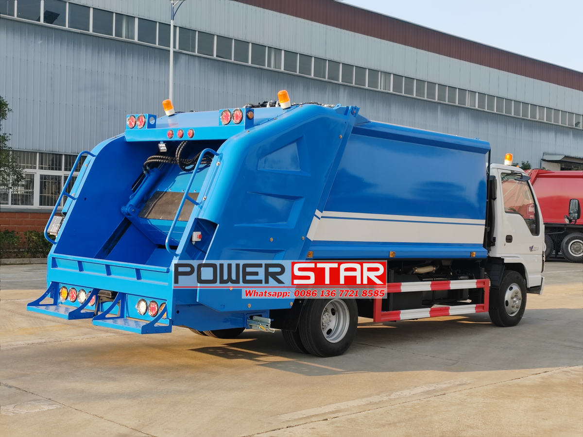 Isuzu NKR Chassis compactor truck 8cbm