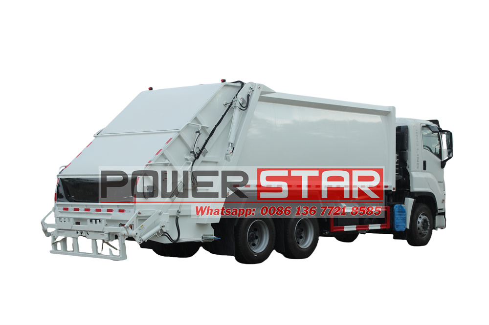 isuzu 20 cbm rear end loader truck