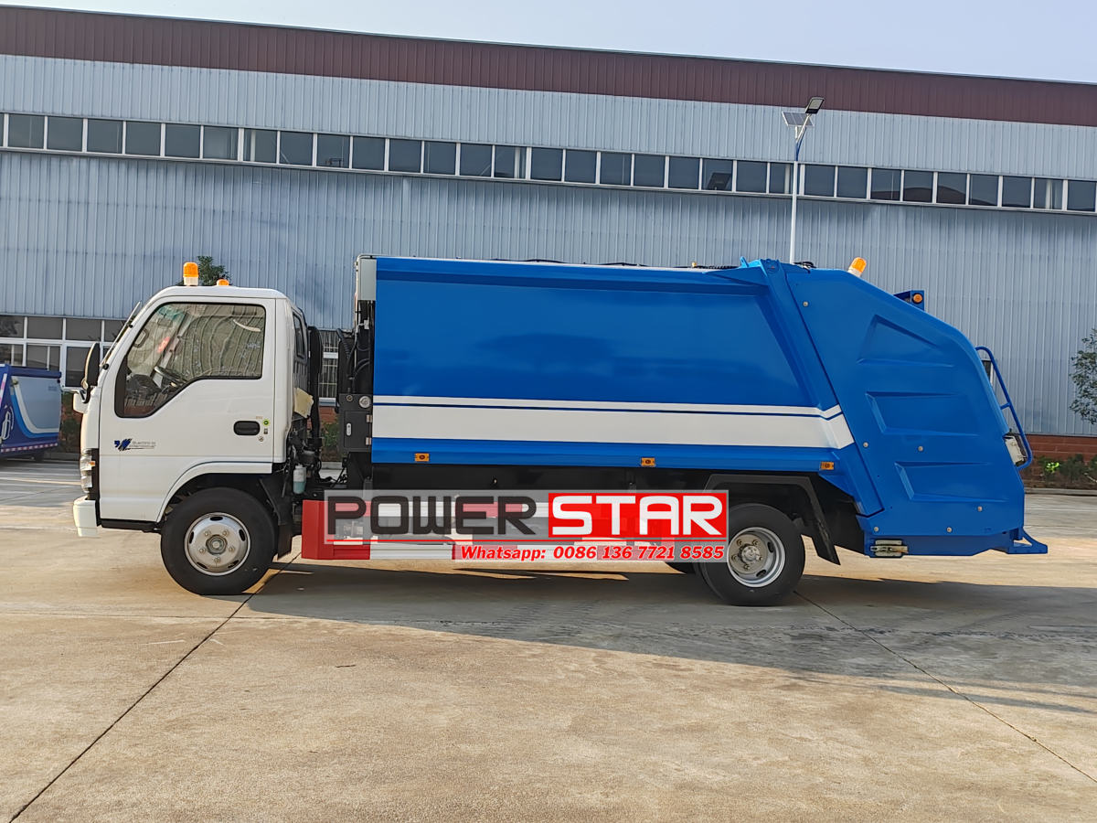 Isuzu NKR Chassis compactor truck 8cbm